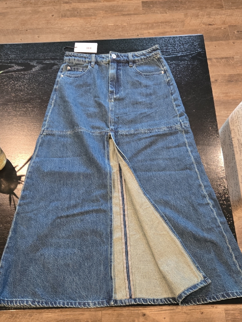 NWT! Weworewhat Denim Maxi Skirt 25